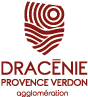 logo de l'agglomération Dracenie Provence Verdon Maison de la céramique Terra Rossa, Salernes