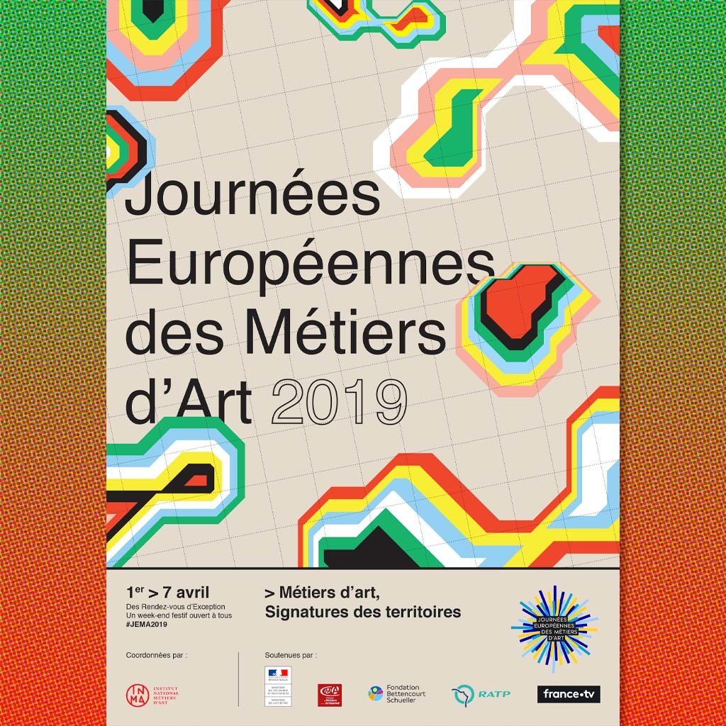 Affiche Journées Européennes des Métiers d'Art_2019