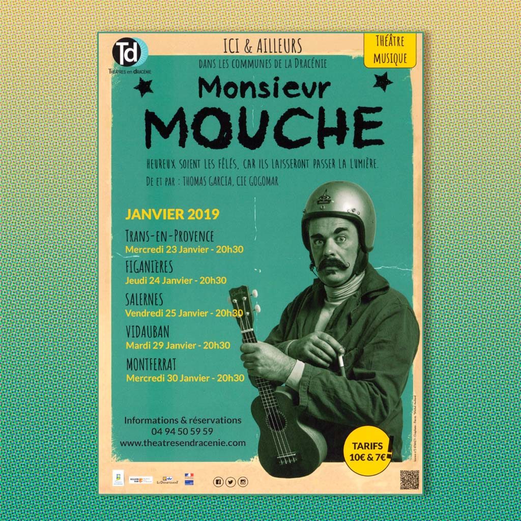 Affiche Spectacle Mr Mouche_Terra Rossa 2019