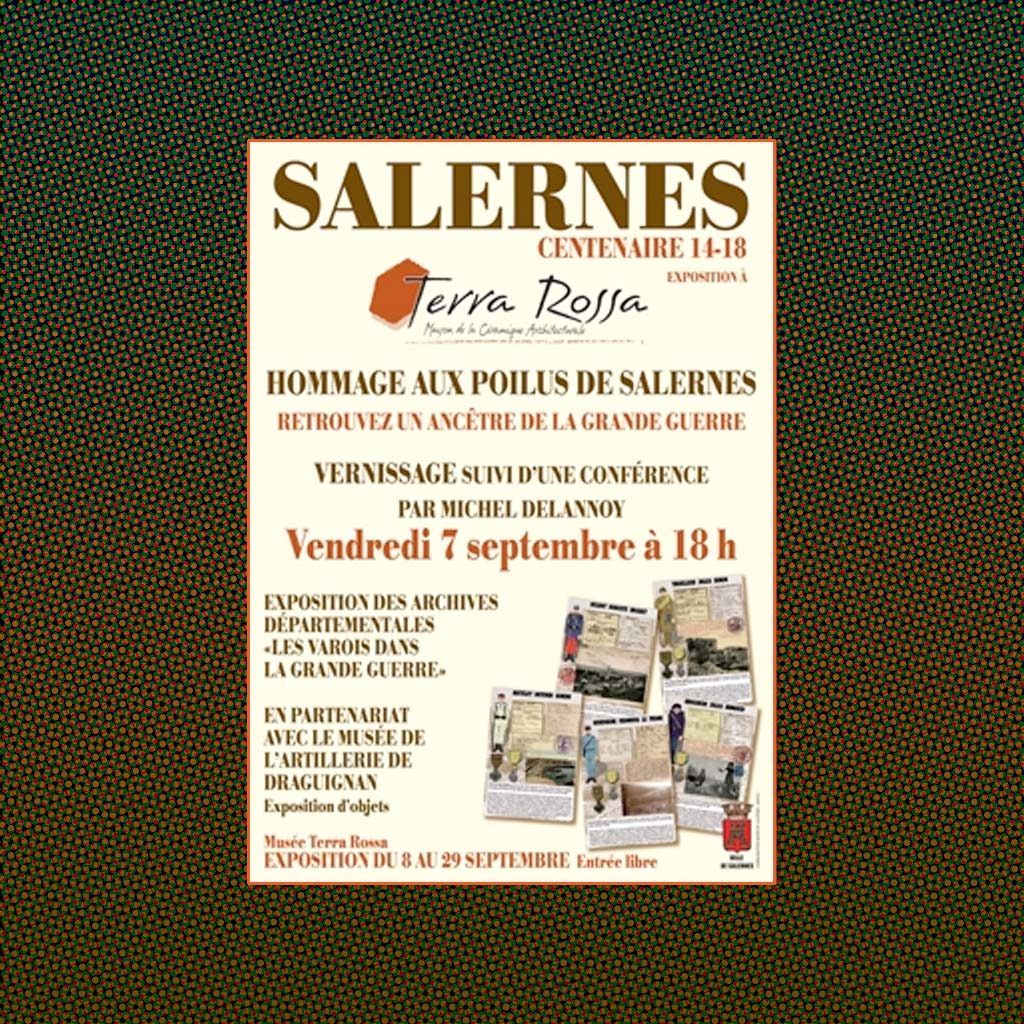 AfficheExposition_Hommage aux Poilus de Salernes_2018