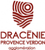 logo de l'agglomération Dracenie Provence Verdon Maison de la céramique Terra Rossa, Salernes